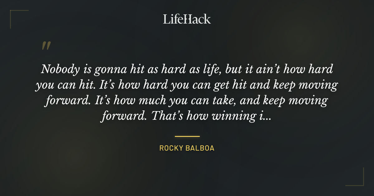 Quote by Rocky Balboa