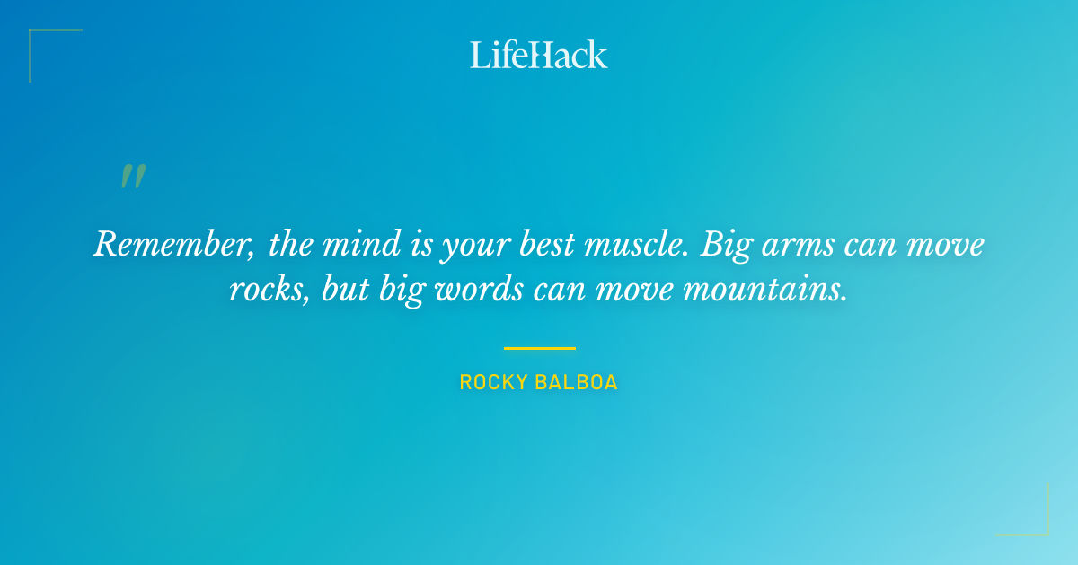 Quote by Rocky Balboa