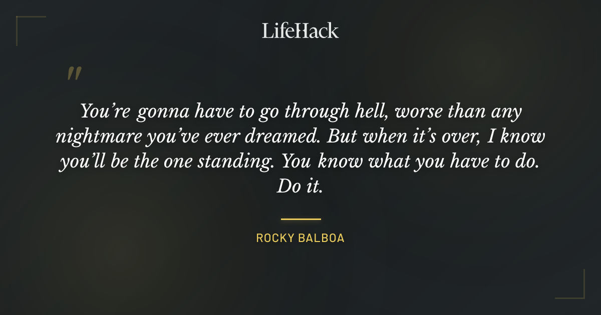 Quote by Rocky Balboa