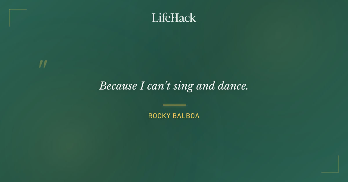 Quote by Rocky Balboa