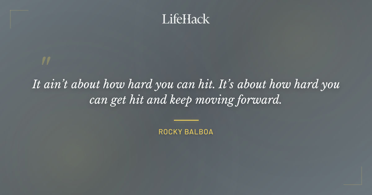 Quote by Rocky Balboa