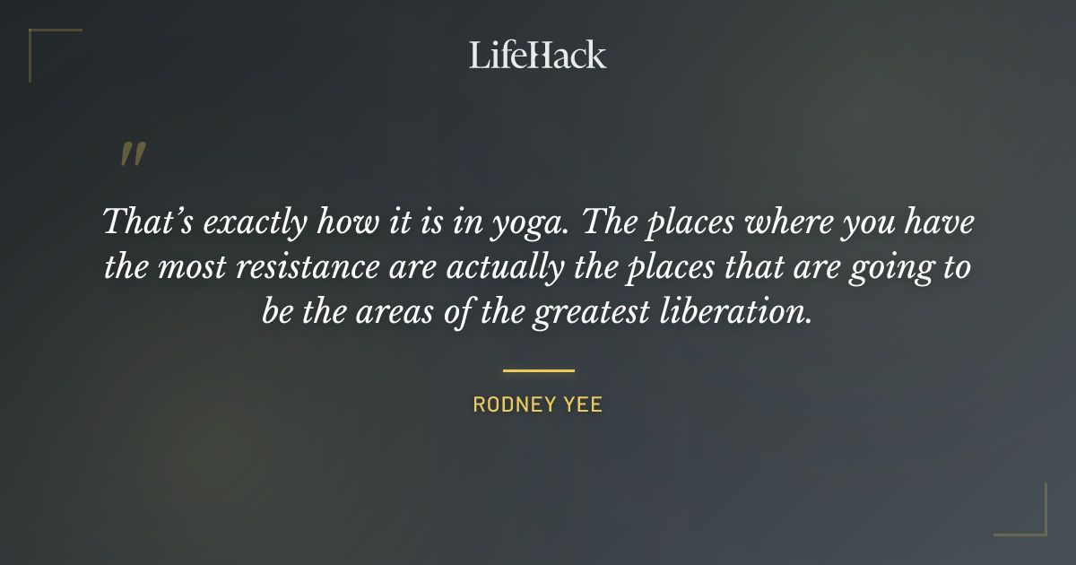 Quote by Rodney Yee
