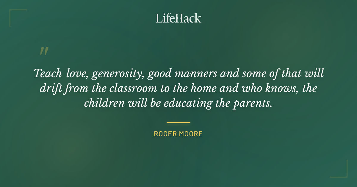 Quote by Roger Moore