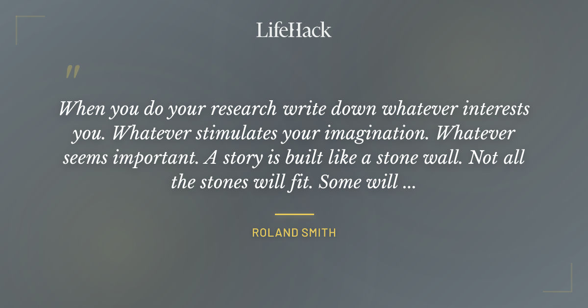 Quote by Roland Smith