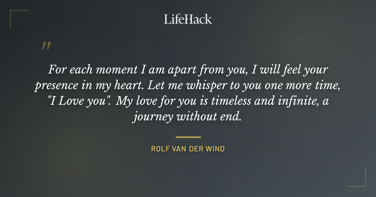 Quote by Rolf van der Wind