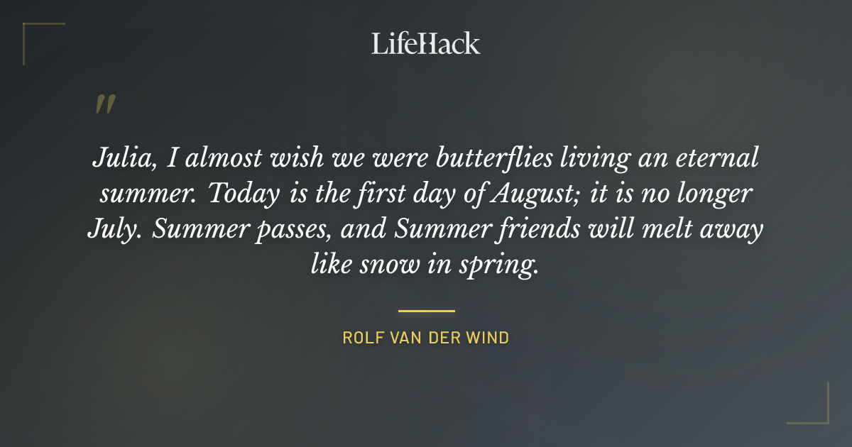 Quote by Rolf van der Wind