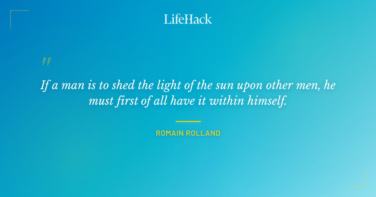 Quote by Romain Rolland