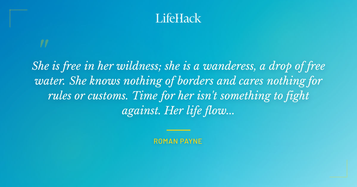 Quote by Roman Payne