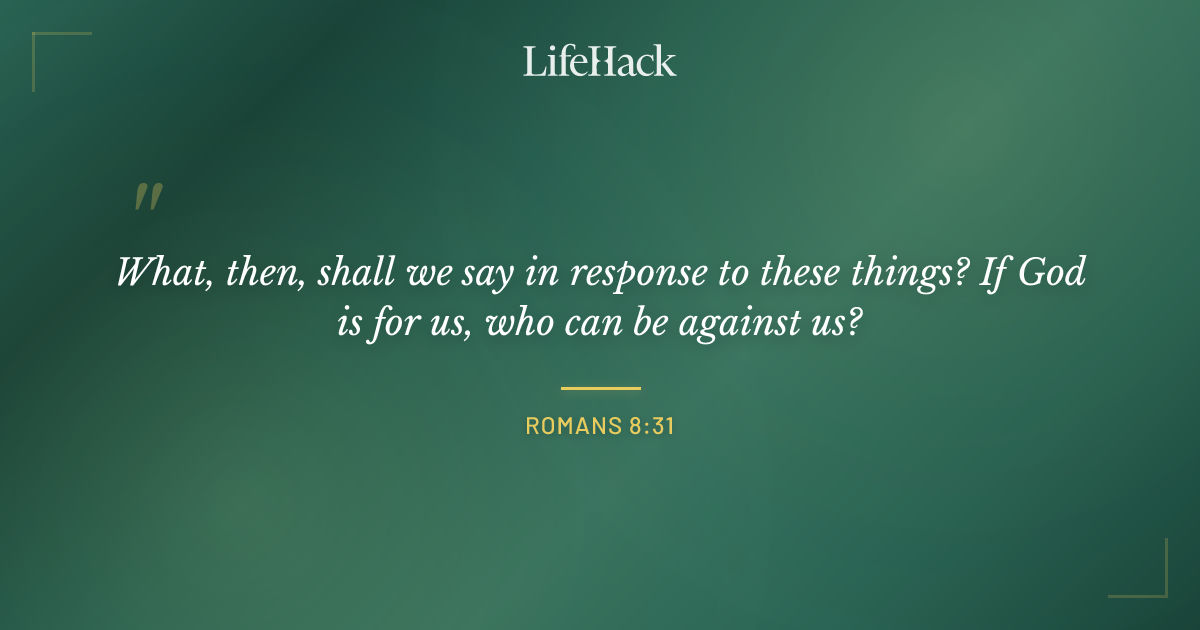 Quote by Romans 8:31