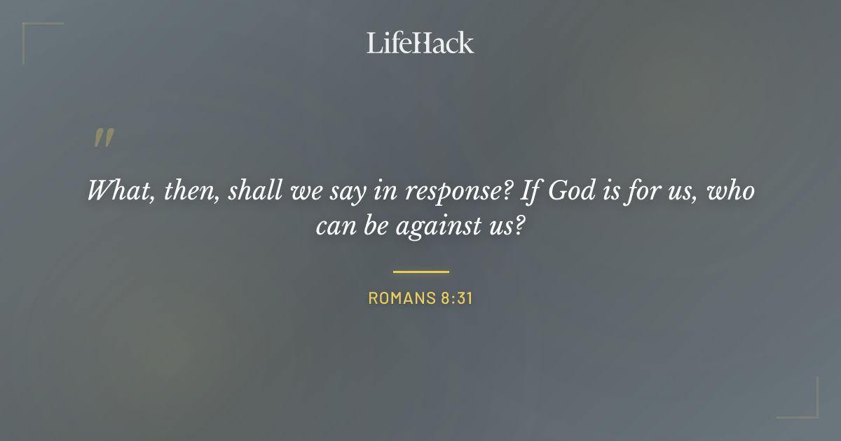Quote by Romans 8:31