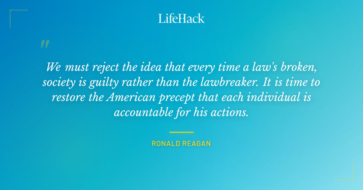 Quote by Ronald Reagan
