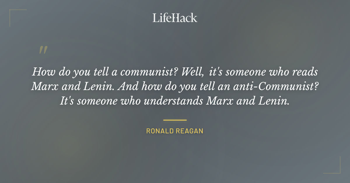 Quote by Ronald Reagan