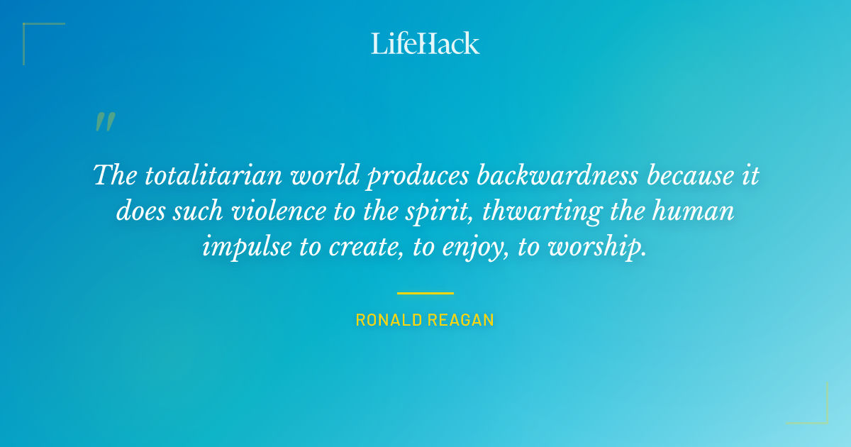 Quote by Ronald Reagan