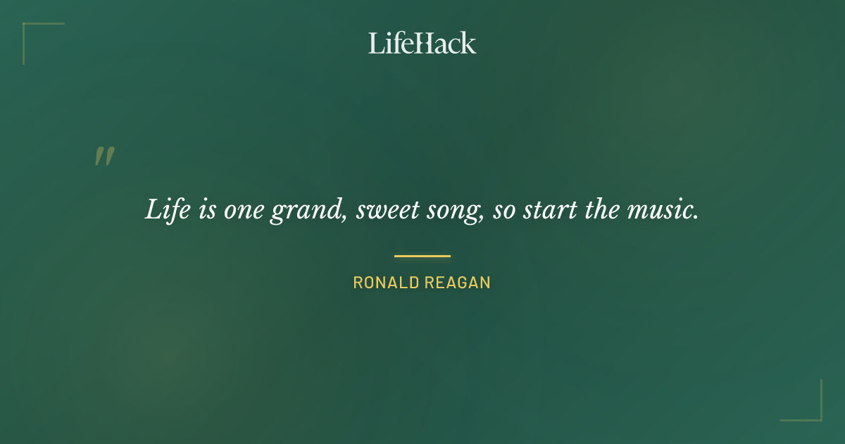 Quote by Ronald Reagan