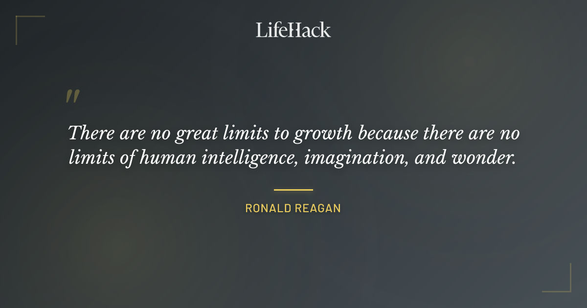 Quote by Ronald Reagan