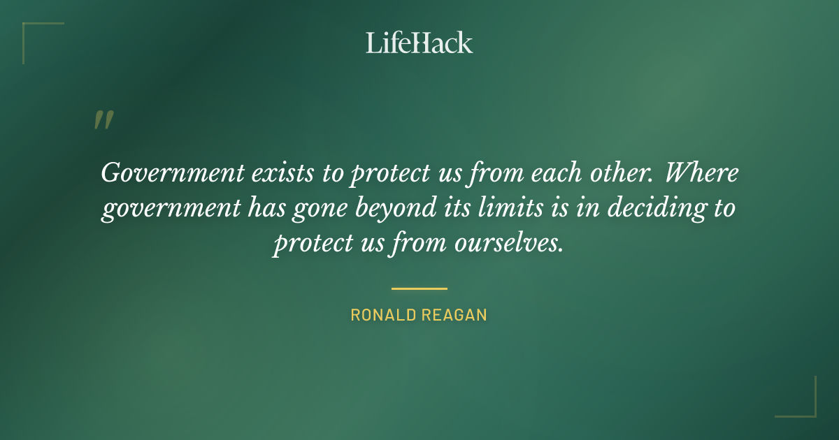 Quote by Ronald Reagan