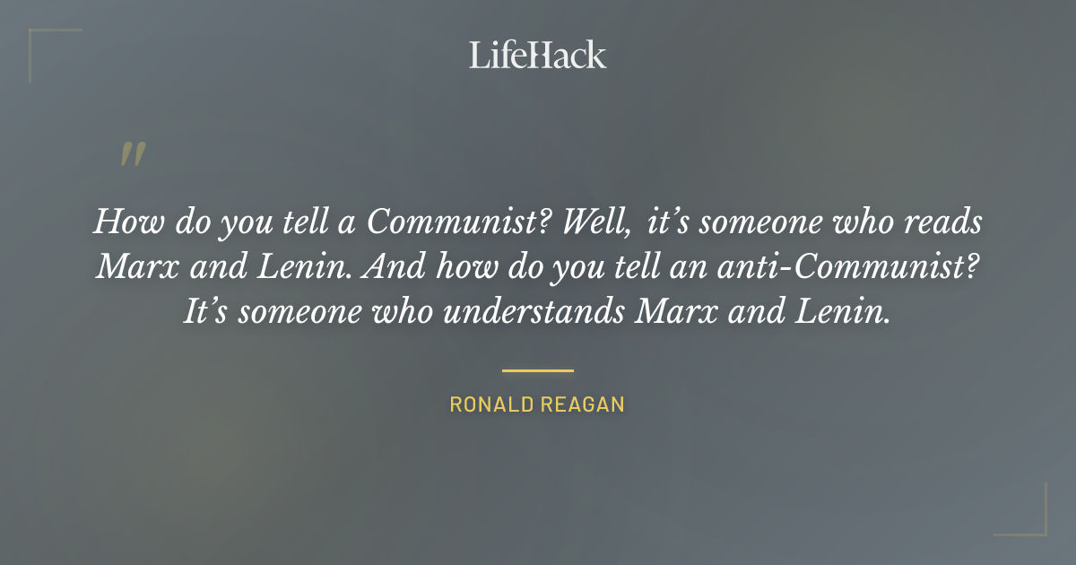 Quote by Ronald Reagan