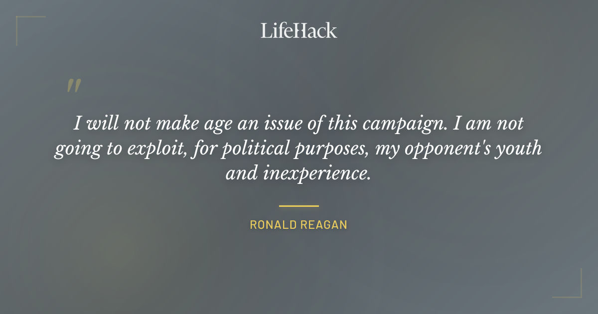 Quote by Ronald Reagan