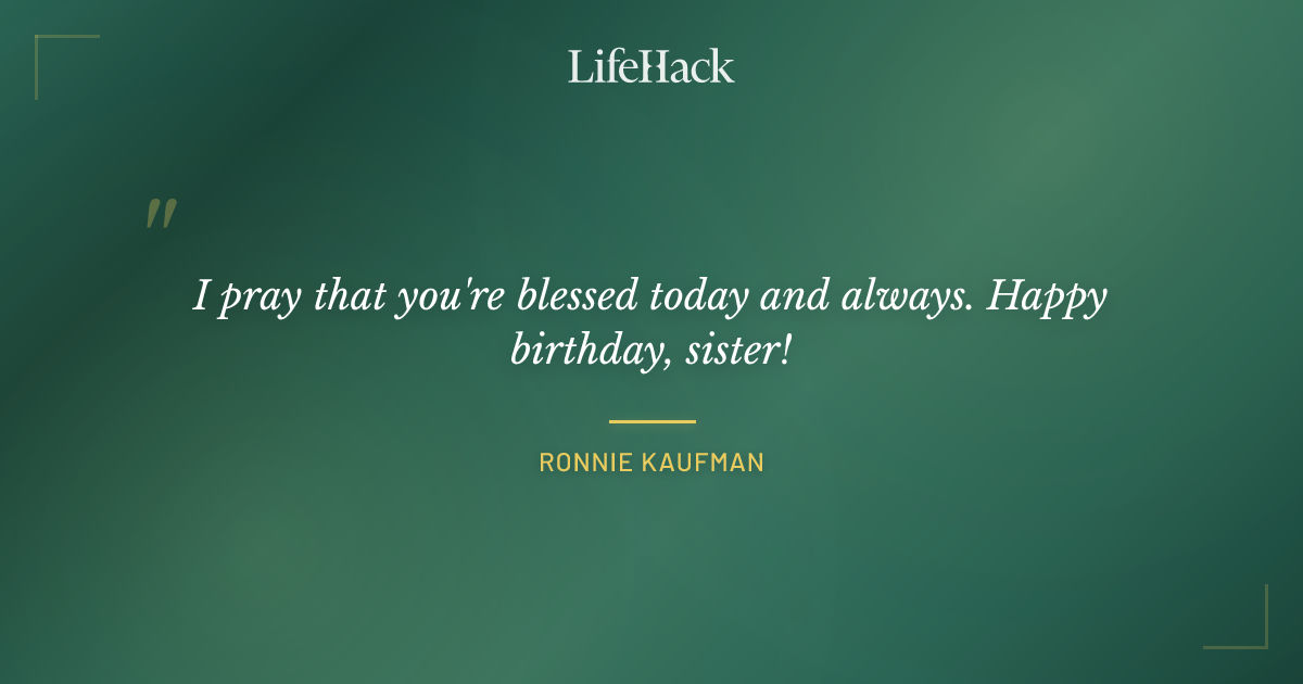Quote by Ronnie Kaufman