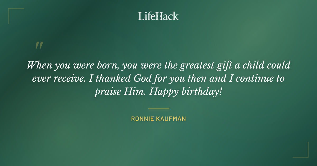 Quote by Ronnie Kaufman