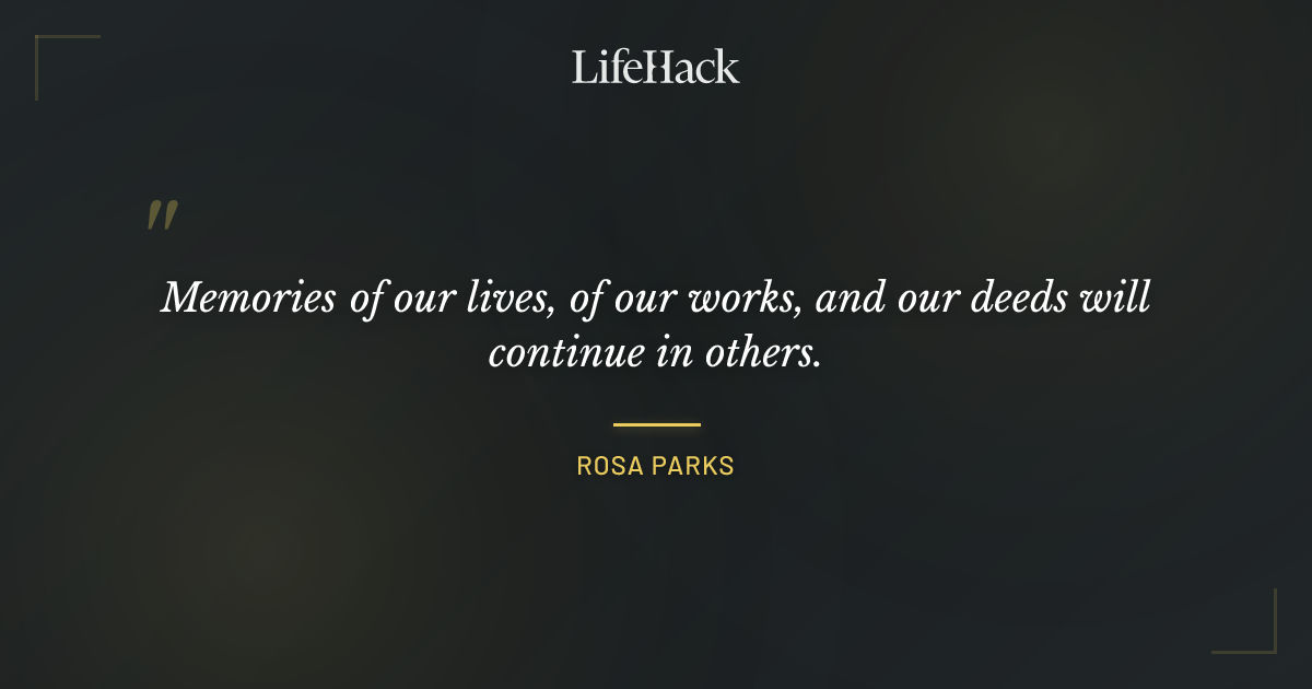 Quote by Rosa Parks