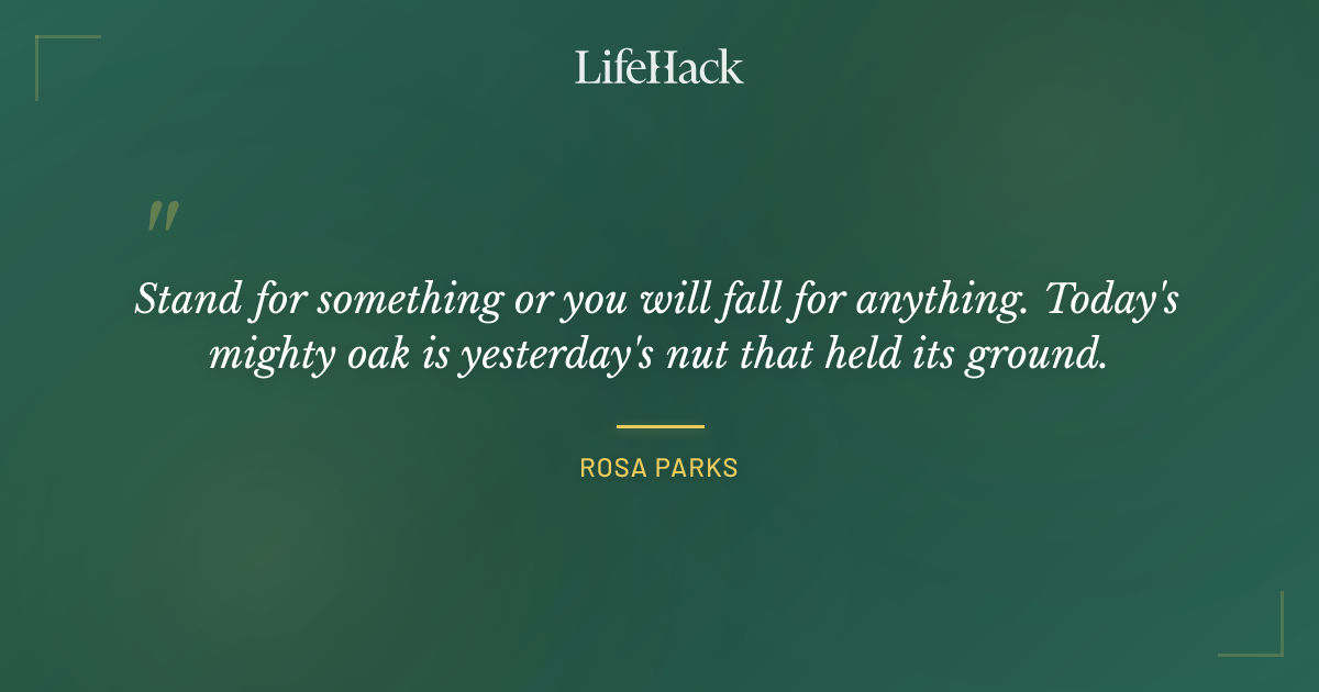 Quote by Rosa Parks