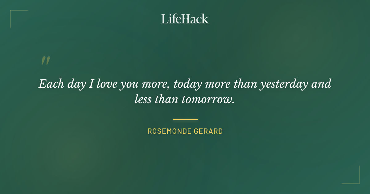 Quote by Rosemonde Gerard