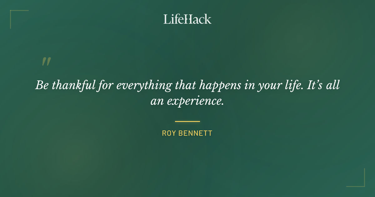 Quote by Roy Bennett