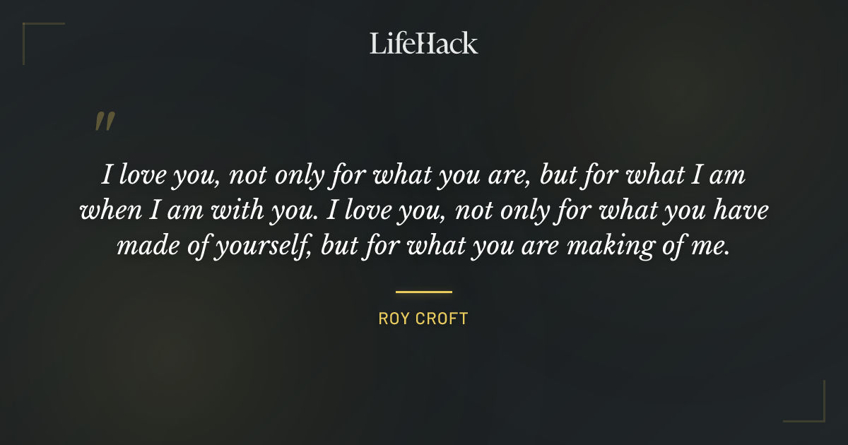 Quote by Roy Croft