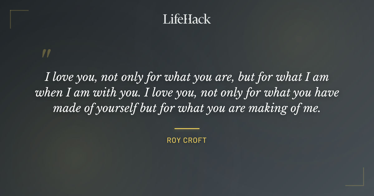 Quote by Roy Croft