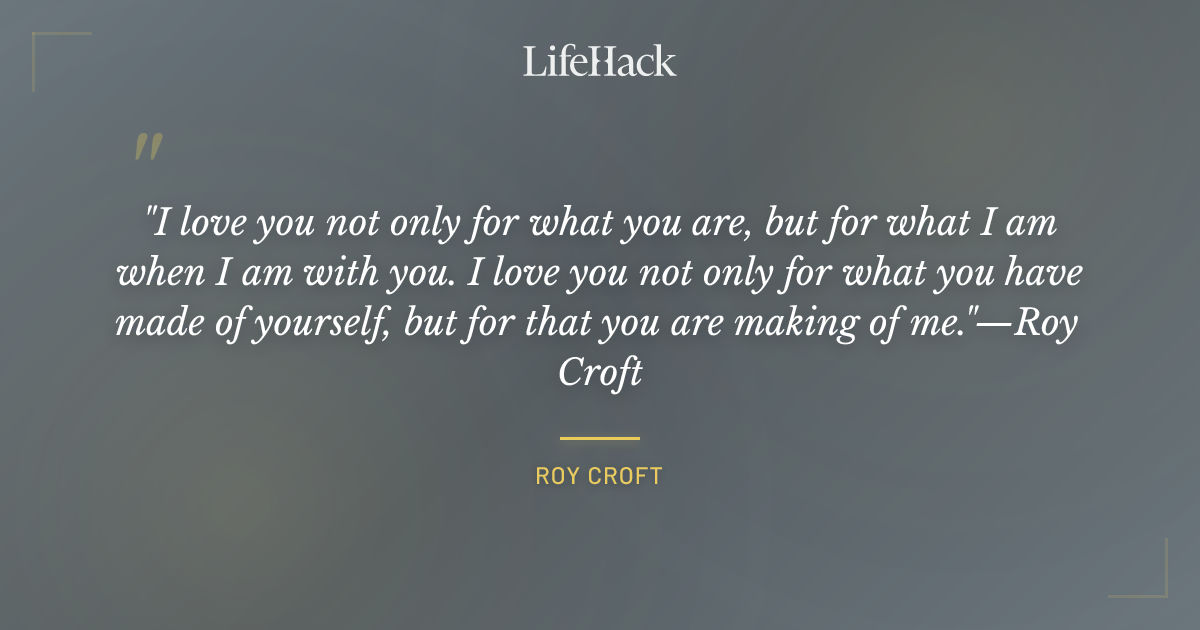 Quote by Roy Croft