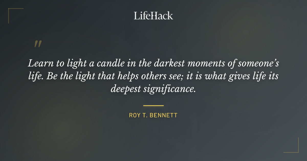 Quote by Roy T. Bennett