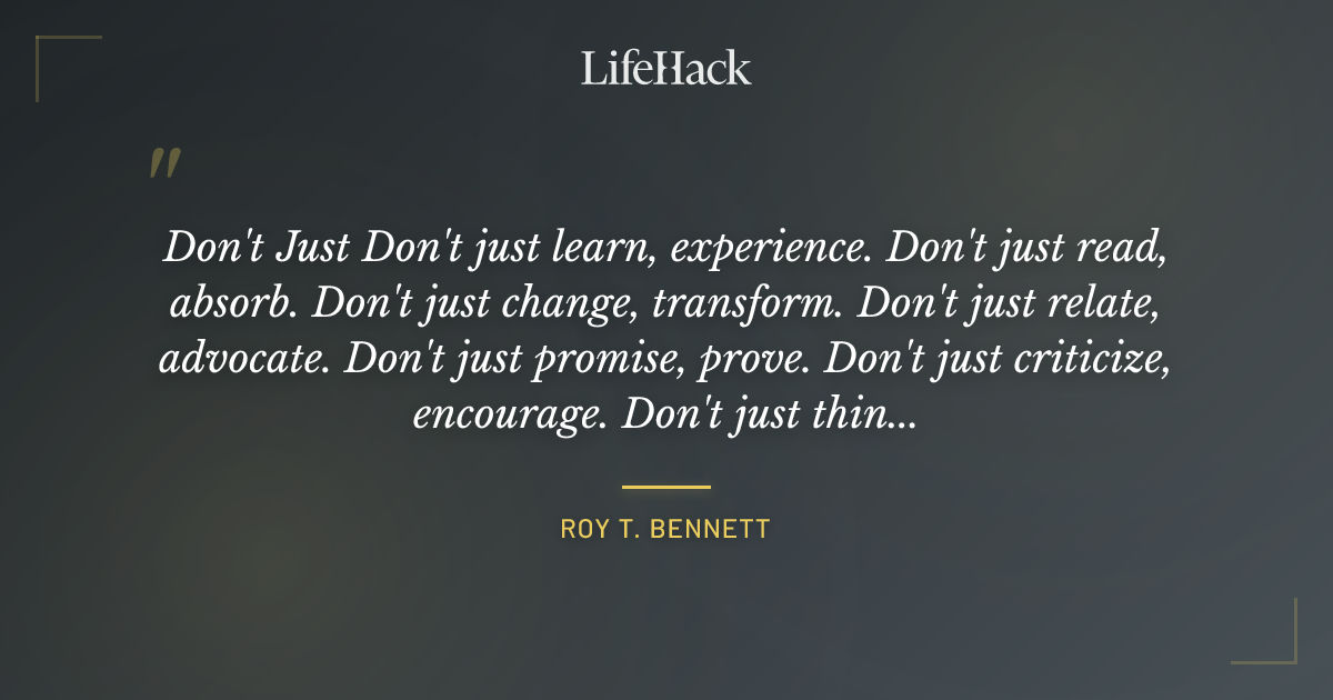 Quote by Roy T. Bennett