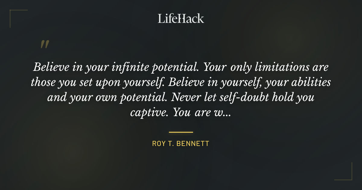 Quote by Roy T. Bennett
