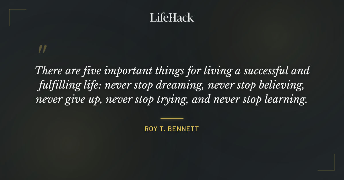 Quote by Roy T. Bennett