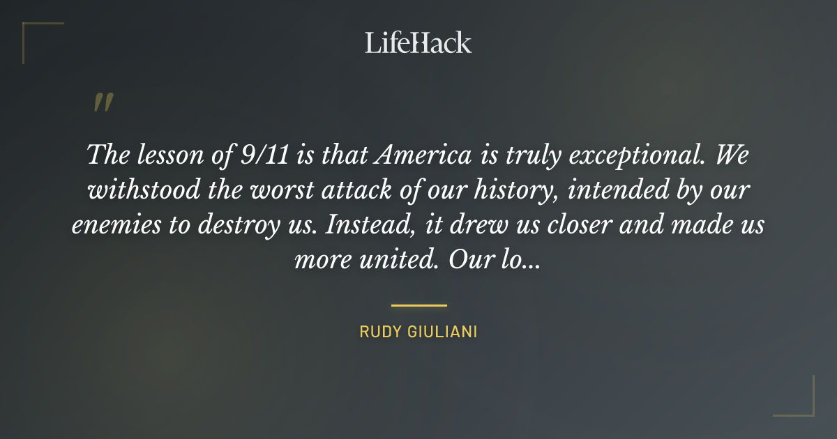 Quote by Rudy Giuliani