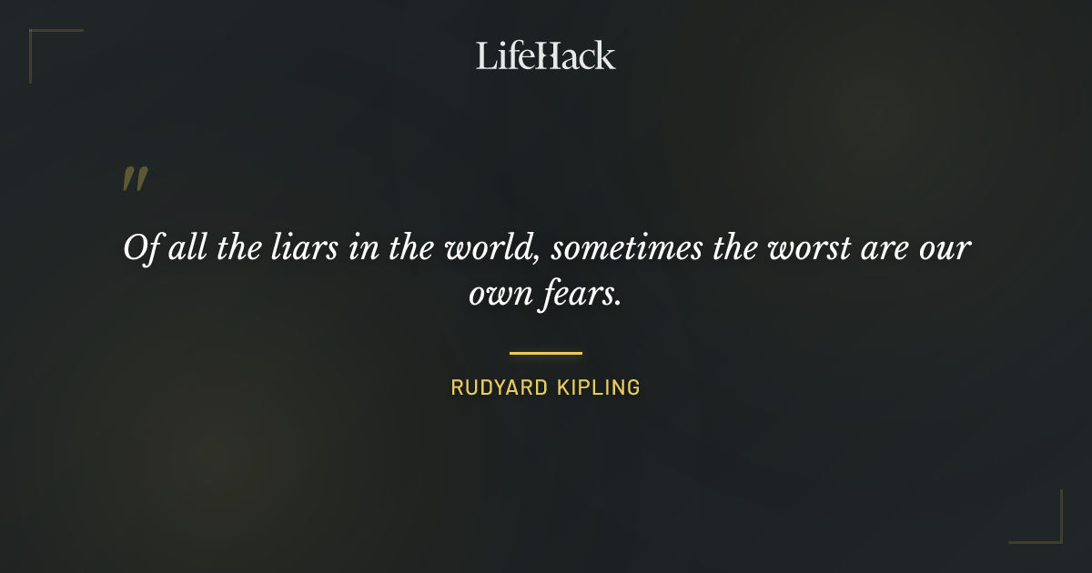 Quote by Rudyard Kipling