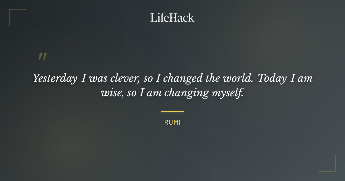 Quote by Rumi