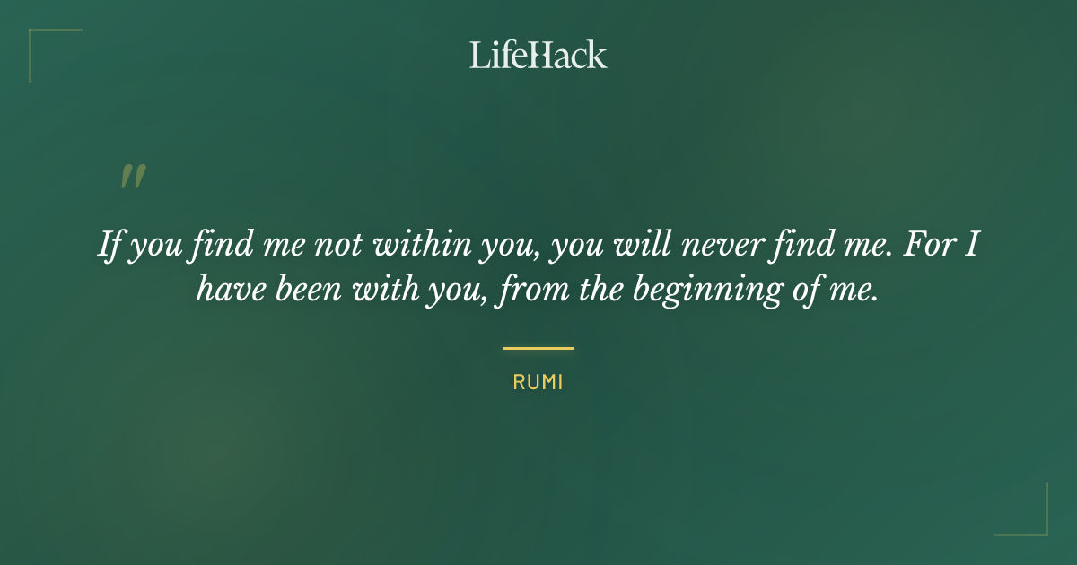 Quote by Rumi