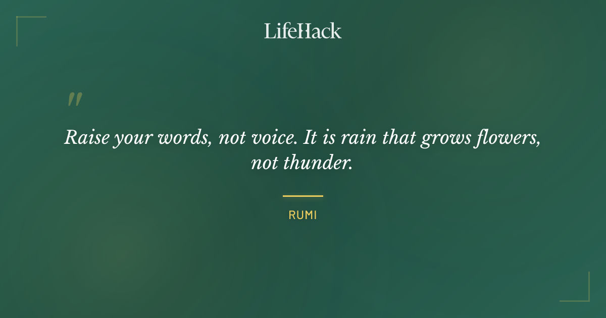 Quote by Rumi