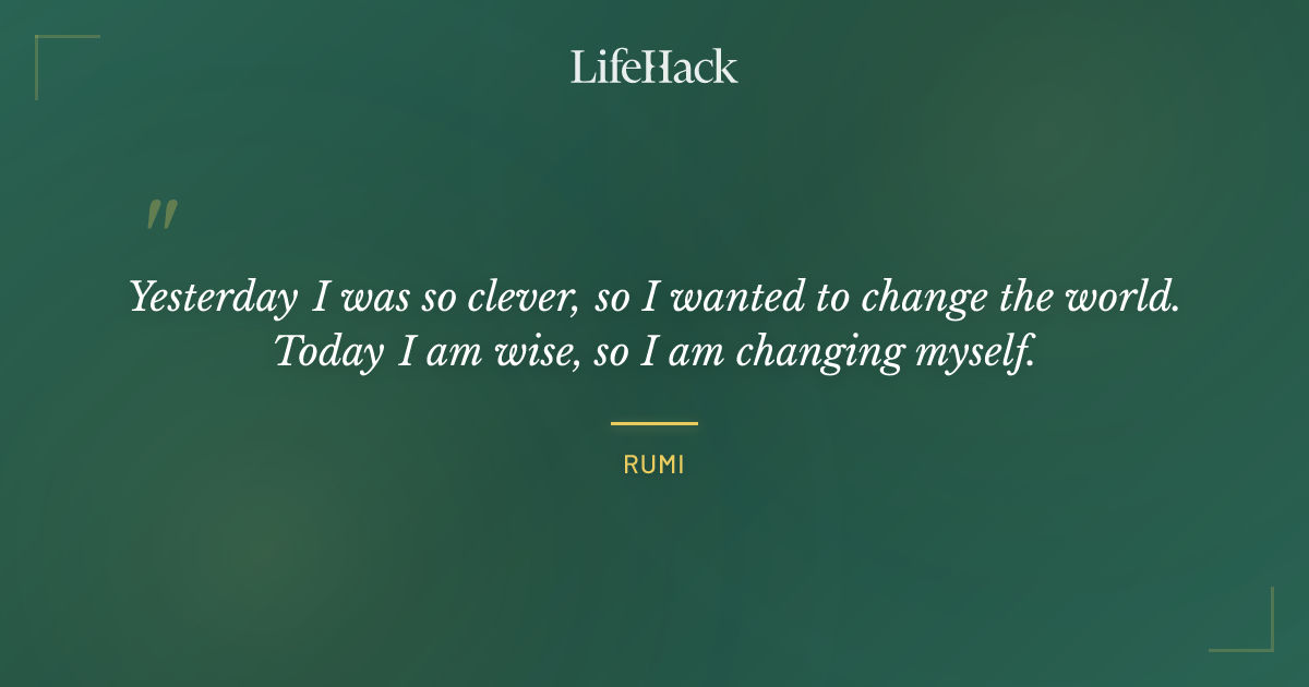 Quote by Rumi