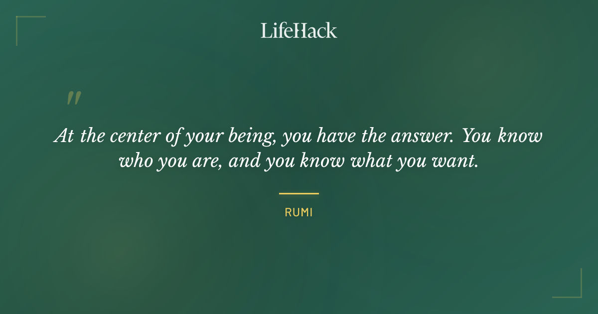 Quote by Rumi