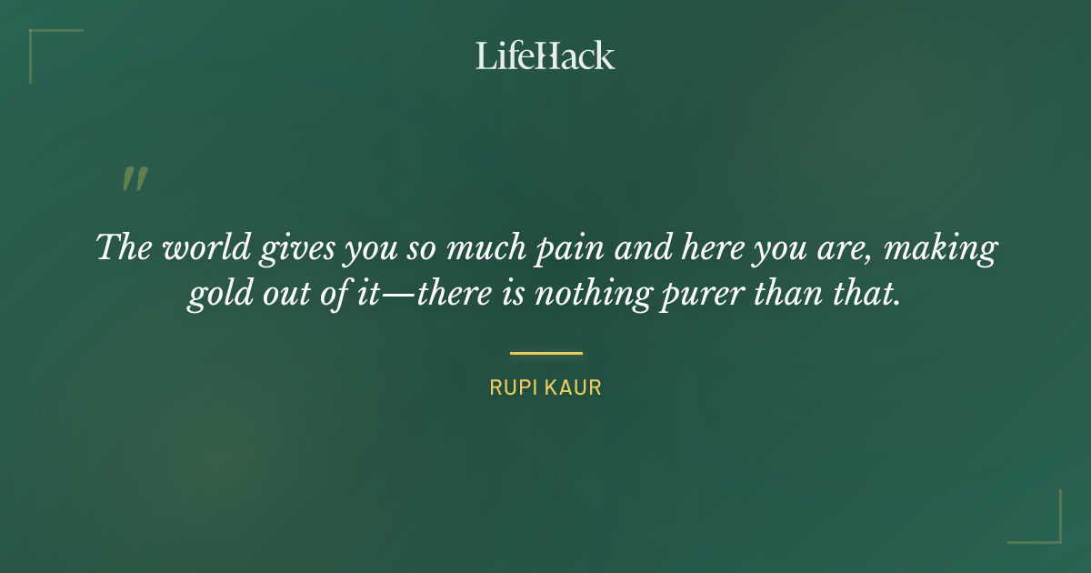 Quote by Rupi Kaur