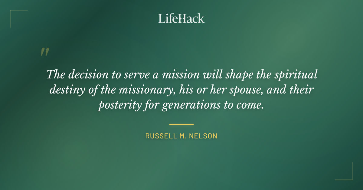 Quote by Russell M. Nelson