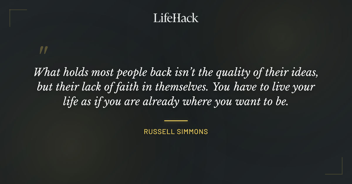 Quote by Russell Simmons