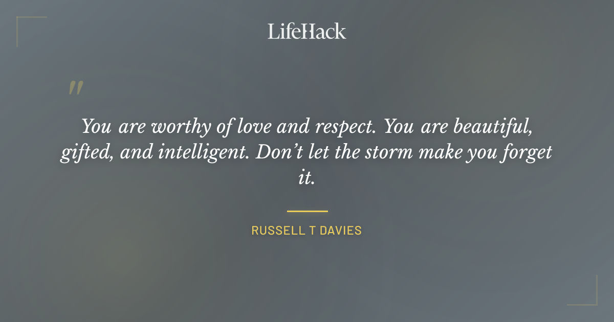 Quote by Russell T Davies