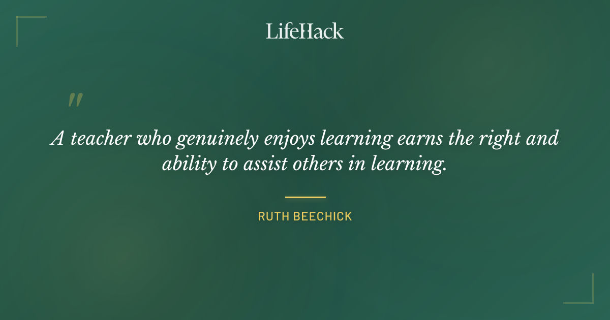 Quote by Ruth Beechick