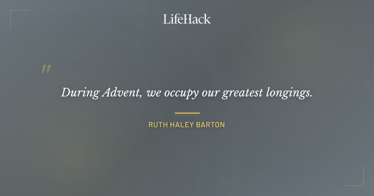 Quote by Ruth Haley Barton