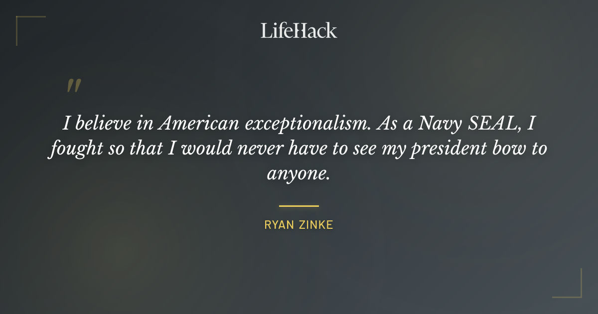 Quote by Ryan Zinke