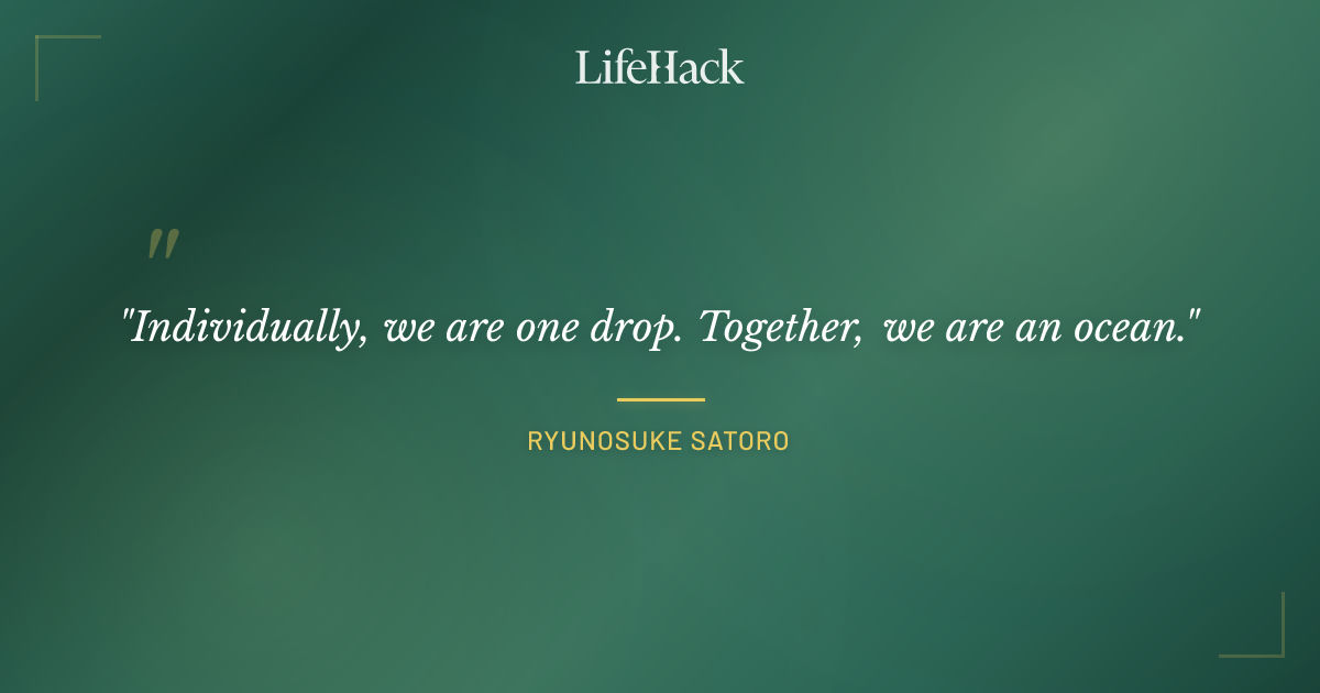 Quote by Ryunosuke Satoro
